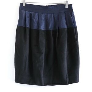 Malene Birger dark tulip mini bubble pleated skirt wool warm structured trendy